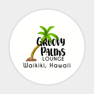 Groovy Palms Lounge Magnet